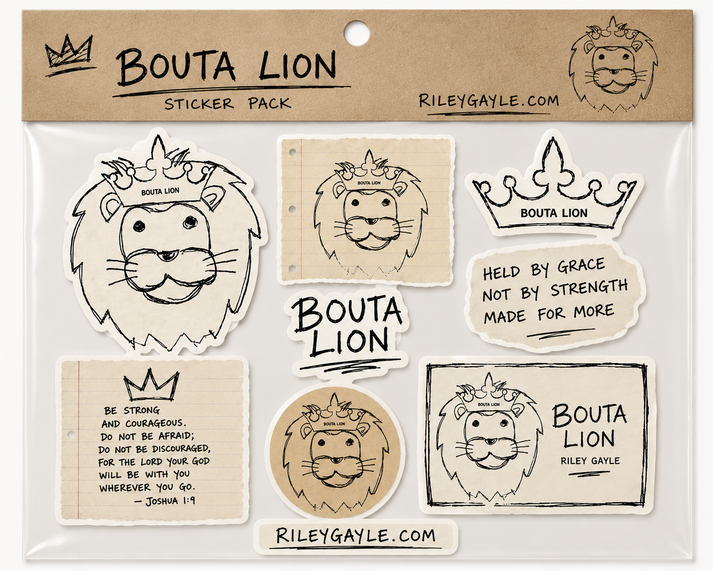 Bouta Lion sticker pack